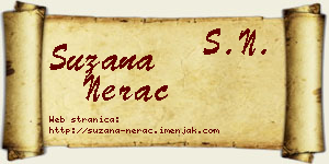 Suzana Nerac vizit kartica